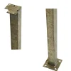 Discount Plus HJØRNE STÅLSTOLPE VARMGALVANISERET STÅL 4.50 X 4.50 X 103.30 CM