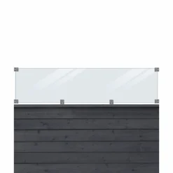 Plus KLINK PROFILHEGN TRYKIMPRÆGNERET OG GRUNDMALET SORT 174 X 125 CM
