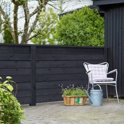 Hot Plus KLINK PROFILHEGN TRYKIMPRÆGNERET OG GRUNDMALET SORT 174 X 129 CM