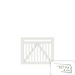 Online Plus LINEA LÅGE FUNGICIDBEHANDLET OG GRUNDMALET 2 GANGE HVID 100 X 80 CM