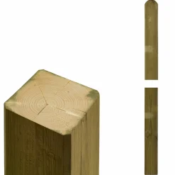 Hot Plus MULTISTOLPE TRYKIMPRÆGNERET NTR KLASSE A NATUR 7 X 7 X 148 CM