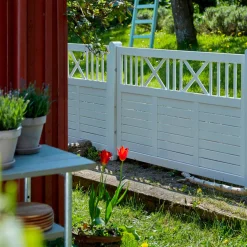 Clearance Plus NOSTALGI HEGN FUNGICIDBEHANDLET & GRUNDMALET 2 GANGE HVID 180 X 95 CM