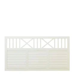 Clearance Plus NOSTALGI HEGN FUNGICIDBEHANDLET & GRUNDMALET 2 GANGE HVID 180 X 95 CM