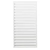 Discount Plus OSAKA TRÆHEGN FUNGICIDBEHANDLET & GRUNDMALET 2 GANGE HVID 90 X 180 CM