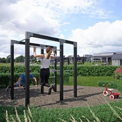 Sale Plus OUTDOOR FITNESSSTATIV 220 X 138 X 210 CM SORT