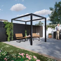 Outlet Plus PERGOLA 208 X 198 X 268 CM SORT