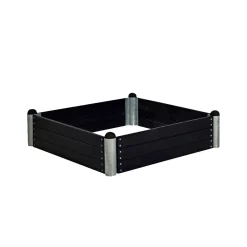 Discount Plus PIPE 16A HØJBED SORT 36 X 140 X 140 CM