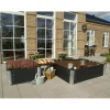 Plus PIPE BLOMSTERKASSE SORT 36 X 80 X 80 CM