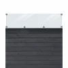Plus PROFILHEGN TRYKIMPRÆGNERET OG GRUNDMALET SORT 174 X 163 CM