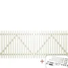 New Plus RETRO LÅGE FUNGICIDBEHANDLET OG GRUNDMALET 2 GANGE HVID 300 X 120 CM