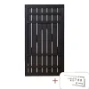 Outlet Plus RUSTIK LÅGE FUNGICIDBEHANDLET OG GRUNDMALET 2 GANGE SORT 100 X 180 CM