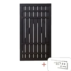 Outlet Plus RUSTIK LÅGE FUNGICIDBEHANDLET OG GRUNDMALET 2 GANGE SORT 100 X 180 CM