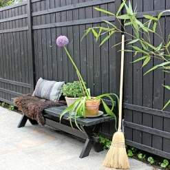 Hot Plus RUSTIK TRÆHEGN FUNGICIDBEHANDLET & GRUNDMALET 2 GANGE SORT 180 X 180 CM