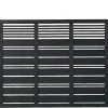 New Plus SILENCE TRÆHEGN FUNGICIDBEHANDLET OG GRUNDMALET SORT 176 X 140 CM
