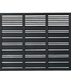 New Plus SILENCE TRÆHEGN FUNGICIDBEHANDLET OG GRUNDMALET SORT 176 X 140 CM