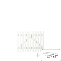 Clearance Plus SKAGEN LÅGE FUNGICIDBEHANDLET OG GRUNDMALET 2 GANGE HVID 100 X 80 CM