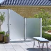 Plus SKRÅELEMENT GLASHEGN HÆRDET FROSTED 90 X 180 X 90 X 0.60 CM