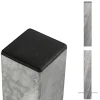 Clearance Plus STÅLSTOLPE VARMGALVANISERET STÅL 8 X 8 X 268 CM