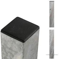 Clearance Plus STÅLSTOLPE VARMGALVANISERET STÅL 8 X 8 X 268 CM