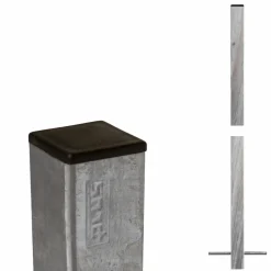 Discount Plus STÅLSTOLPE VARMGALVANISERET STÅL 4.50 X 4.50 X 186 CM