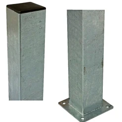 Outlet Plus STÅLSTOLPE VARMGALVANISERET VARMGALVANISERET 150 X 8 X 8 CM