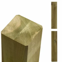 Clearance Plus STOLPE TRYKIMPRÆGNERET NTR KLASSE A NATUR 9 X 9 X 208 CM