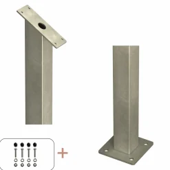 Best Plus STOLPE VARMGALVANISERET STÅL 4.50 X 4.50 X 87.10 CM