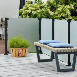 Sale Plus STOLPE VARMGALVANISERET OG PULVERLAKERET SORT 4.50 X 4.50 X 96 CM