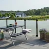 Online Plus STOLPE VARMGALVANISERET OG PULVERLAKERET SORT 4.50 X 4.50 X 103.30 CM