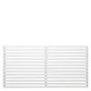 Discount Plus TOKYO HEGN FUNGICIDBEHANDLET & GRUNDMALET 2 GANGE HVID 180 X 90 CM