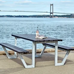 New Plus WEGA BORDBÆNKESÆT SORT
