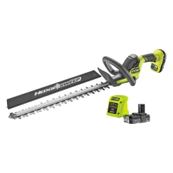 Clearance Ryobi HÆKKEKLIPPER 50 CM MED BATTERI OG LADER