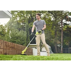 Sale Ryobi PLÆNEKLIPPER/ - TRIMMER AKKU 18V UDEN BATTERI OG LADER