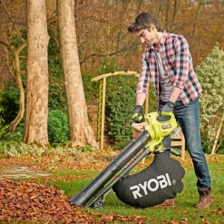 Clearance Ryobi RY18BVXA-0 LØVBLÆSER 18V UDEN BATTERI OG LADER