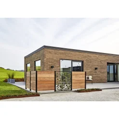 New Skagen SYSTEMHEGN ESPALIER HEGNSMODUL SORT STÅL 86.50 X 92 X 0.60 X 0.60 CM
