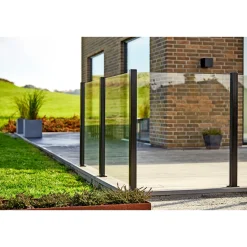 Sale Skagen SYSTEMHEGN HEGNSMODUL KLAR GLAS 86.80 X 92 X 0.60 X 0.60 CM