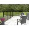 Best Skagen SYSTEMHEGN HEGNSMODUL RØGFARVET GLAS 86.50 X 122 X 0.60 X 0.60 CM