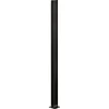 Clearance Skagen SYSTEMHEGN STOLPE SORT ALUMINIUM 5 X 125 X 5 CM