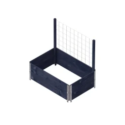 Clearance Upyard HØJBEDSRAMME SORT 9 X 23 X 119 CM