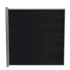 Online Wimex LIVØ PRIME V-PROFIL HEGNSFAG MAT SORT 189.50 X 180 CM