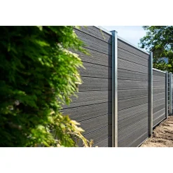 Online Wimex LIVØ PRIME V-PROFIL HEGNSFAG MAT SORT 189.50 X 180 CM