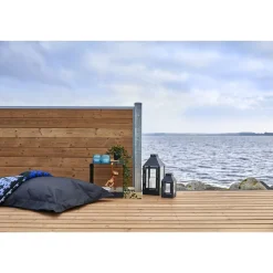 Best Wimex TREND V-PROFIL HEGNSFAG THERMOBEHANDLET GRAN 189.30 X 180 CM